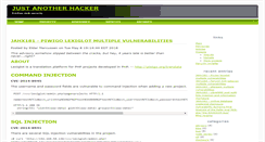 Desktop Screenshot of justanotherhacker.com