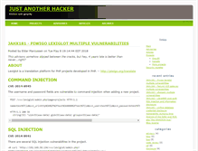 Tablet Screenshot of justanotherhacker.com